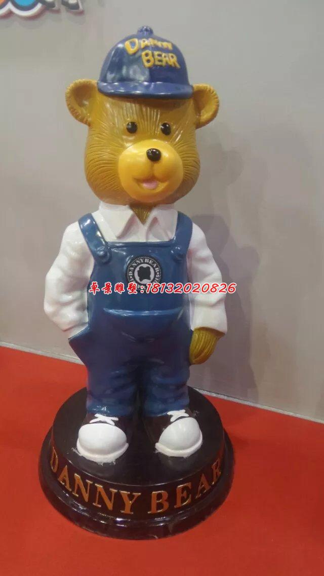 玻璃鋼小熊雕塑，卡通動物雕塑 (4)