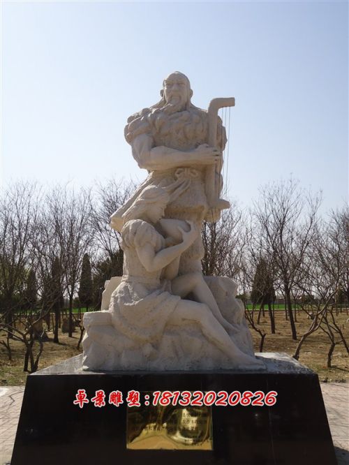 玻璃鋼伏羲雕塑，玻璃鋼人物雕塑 (1)