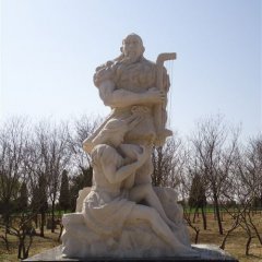 玻璃鋼伏羲雕塑，玻璃鋼人物雕塑