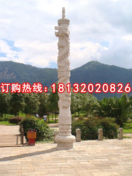 龍柱，盤龍柱，廣場龍柱石雕