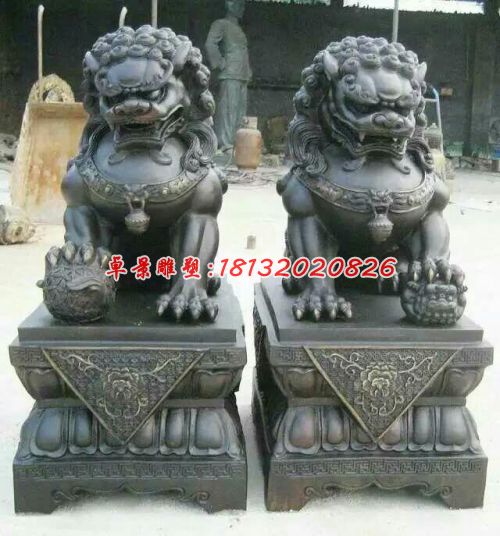 銅獅子,北京獅銅雕