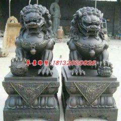 銅獅子，北京獅銅雕