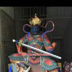 玻璃鋼四大天王雕塑，玻璃鋼彩繪神仙雕塑
