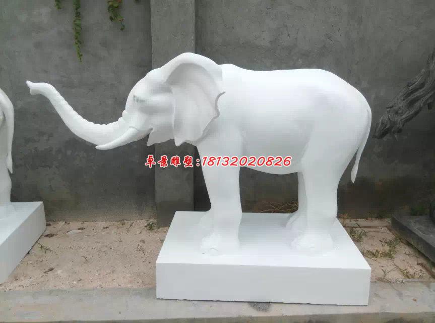 漢白玉大象，石雕大象 (3)