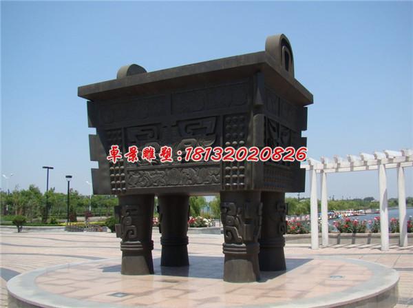 銅鼎，銅盛鼎，四方銅鼎