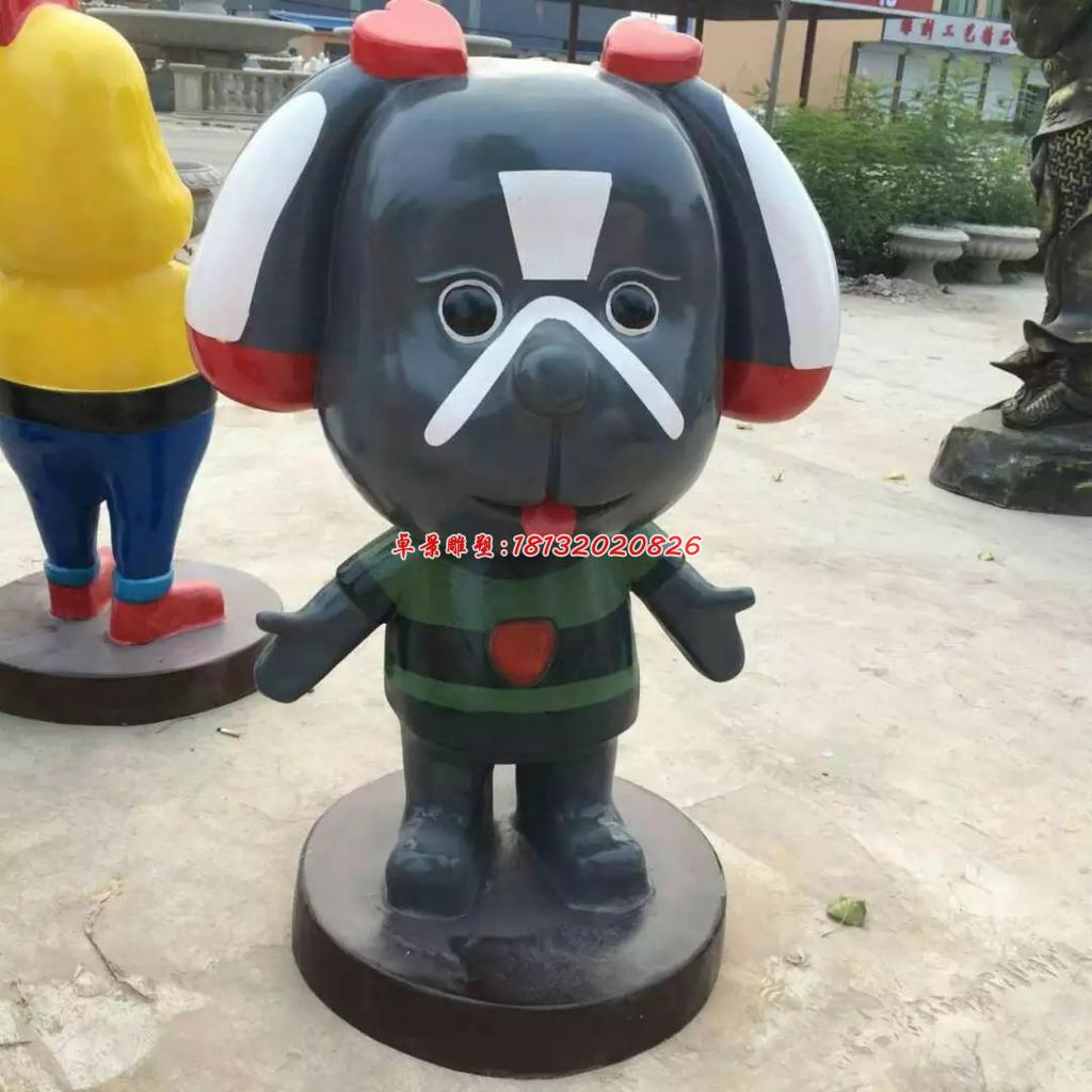 玻璃鋼十二生肖雕塑，玻璃鋼卡通動(dòng)物雕塑 (4)