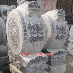抱鼓石，大理石門墩