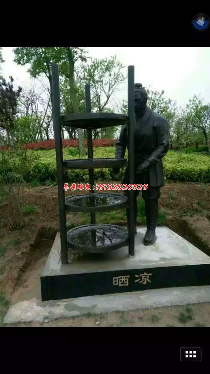 制藥銅雕，公園景觀銅雕 (4)