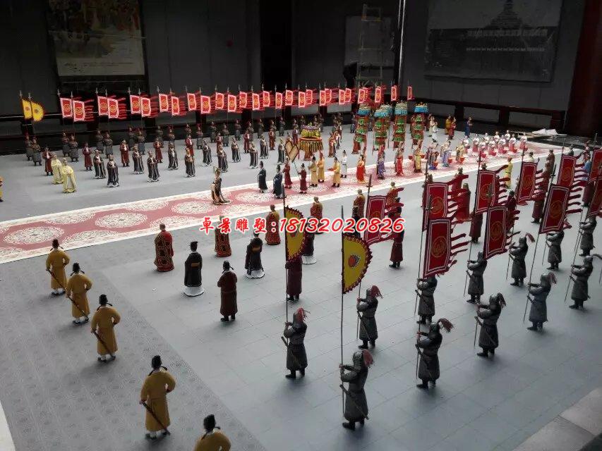 玻璃鋼古代人物雕塑，玻璃鋼仿真雕塑 (2)