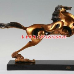 奔馬銅雕，鑄銅馬雕塑