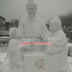 禮樂射御書數(shù)石雕，古代六藝石雕