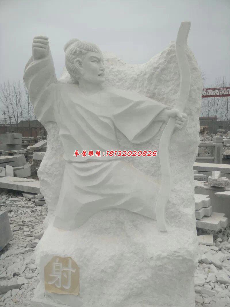 禮樂(lè)射御書數(shù)石雕，古代六藝石雕 (2)