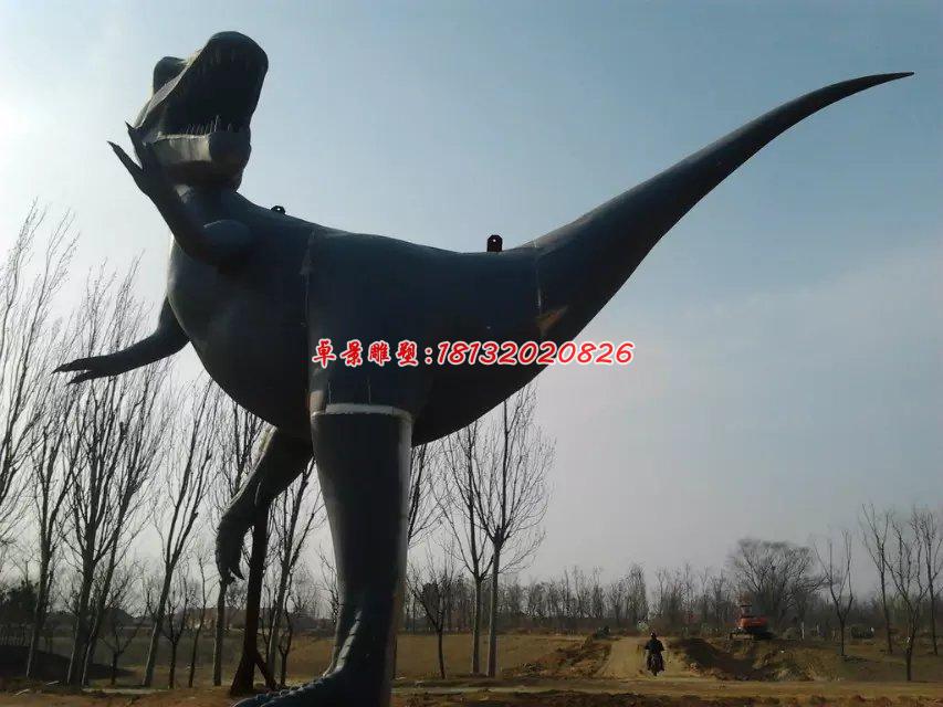 玻璃鋼恐龍雕塑，公園動物雕塑 (1)