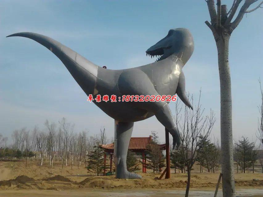 玻璃鋼恐龍雕塑，公園動物雕塑 (2)