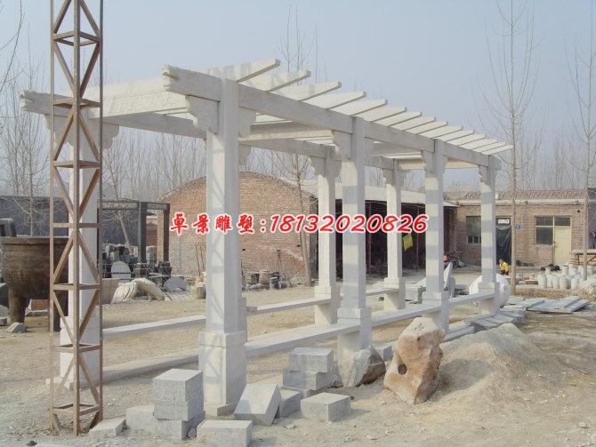 石雕長(zhǎng)廊，漢白玉走廊雕塑