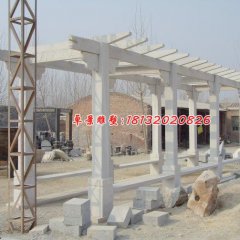 石雕長廊，漢白玉走廊雕塑