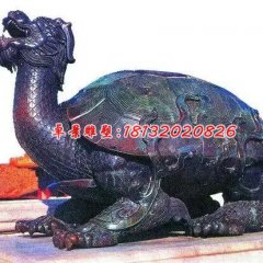 龍龜銅雕，廣場(chǎng)神獸銅雕