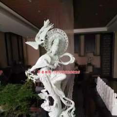 石雕仙女，漢白玉仙女雕塑
