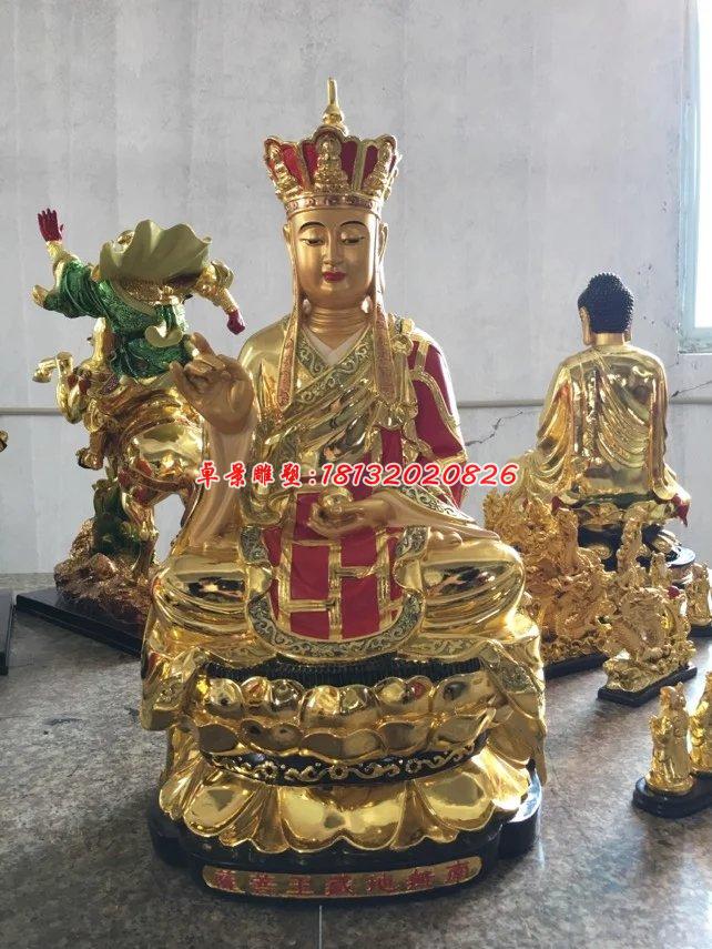 玻璃鋼地藏王雕塑，玻璃鋼佛像雕塑