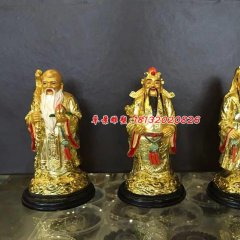 福祿壽三星銅雕，神仙銅雕