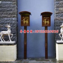 玻璃鋼小鹿，玻璃鋼動(dòng)物雕塑