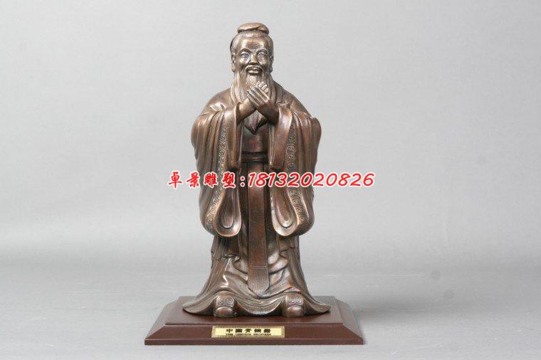 孔圣子銅雕，廣場(chǎng)名人銅雕 (2)