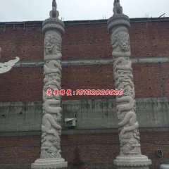 龍柱石雕，華表石雕，廣場柱子雕塑