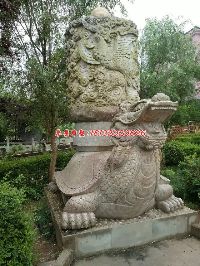 龍龜石雕，公園神獸石雕 (2)