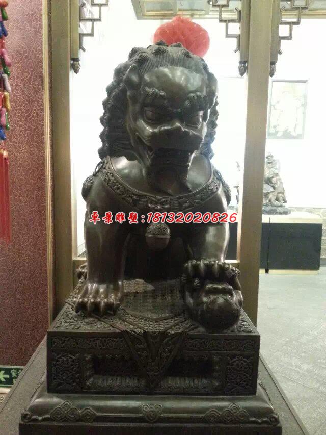 北京獅銅雕，鑄銅獅子雕塑 (1)