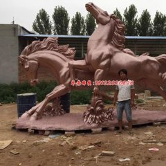 不銹鋼馬雕塑，廣場(chǎng)不銹鋼動(dòng)物雕塑