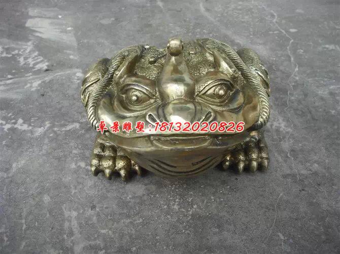 金蟾銅雕，招財金蟾銅雕 (1)