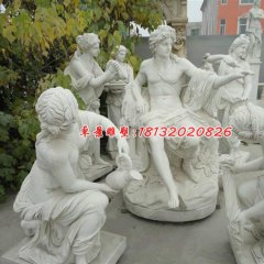 阿波羅與眾芙妮石雕，廣場景觀石雕