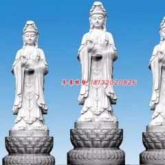 觀音菩薩石雕，大理石佛像雕塑