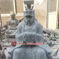 龍王石雕，大理石龍王雕塑