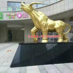 大黃牛銅雕，廣場銅牛雕塑