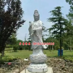 大理石觀音雕塑，觀音菩薩石雕