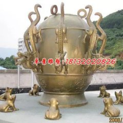 地動儀銅雕，寺廟景觀銅雕