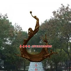 善動(dòng)銅雕，廣場(chǎng)景觀銅雕
