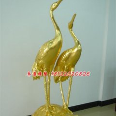 龜鶴延年銅雕，黃銅動物雕塑