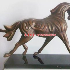 銅雕馬，公園銅馬動(dòng)物雕塑