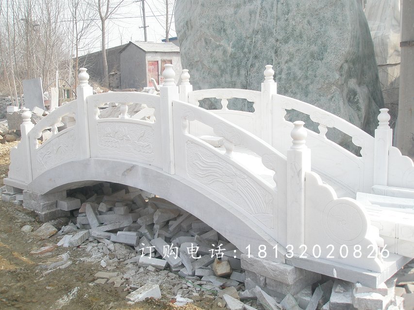 漢白玉石拱橋，公園石拱橋