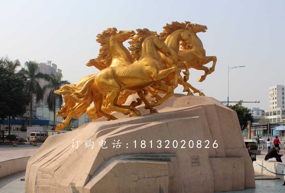 鑄銅飛馬，銅雕飛馬雕塑