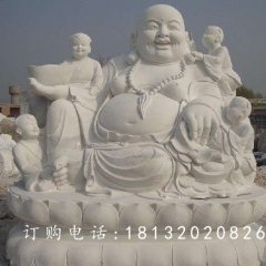 石雕彌勒佛，石雕人物雕塑