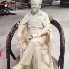 漢白玉毛主席石雕，廣場石雕