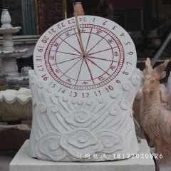 石頭日晷雕塑，石雕日晷，學(xué)校日晷雕塑