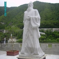 司馬懿石雕 ，廣場(chǎng)古人物雕塑