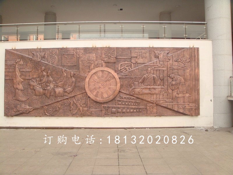 鍛銅浮雕，校園景觀銅浮雕