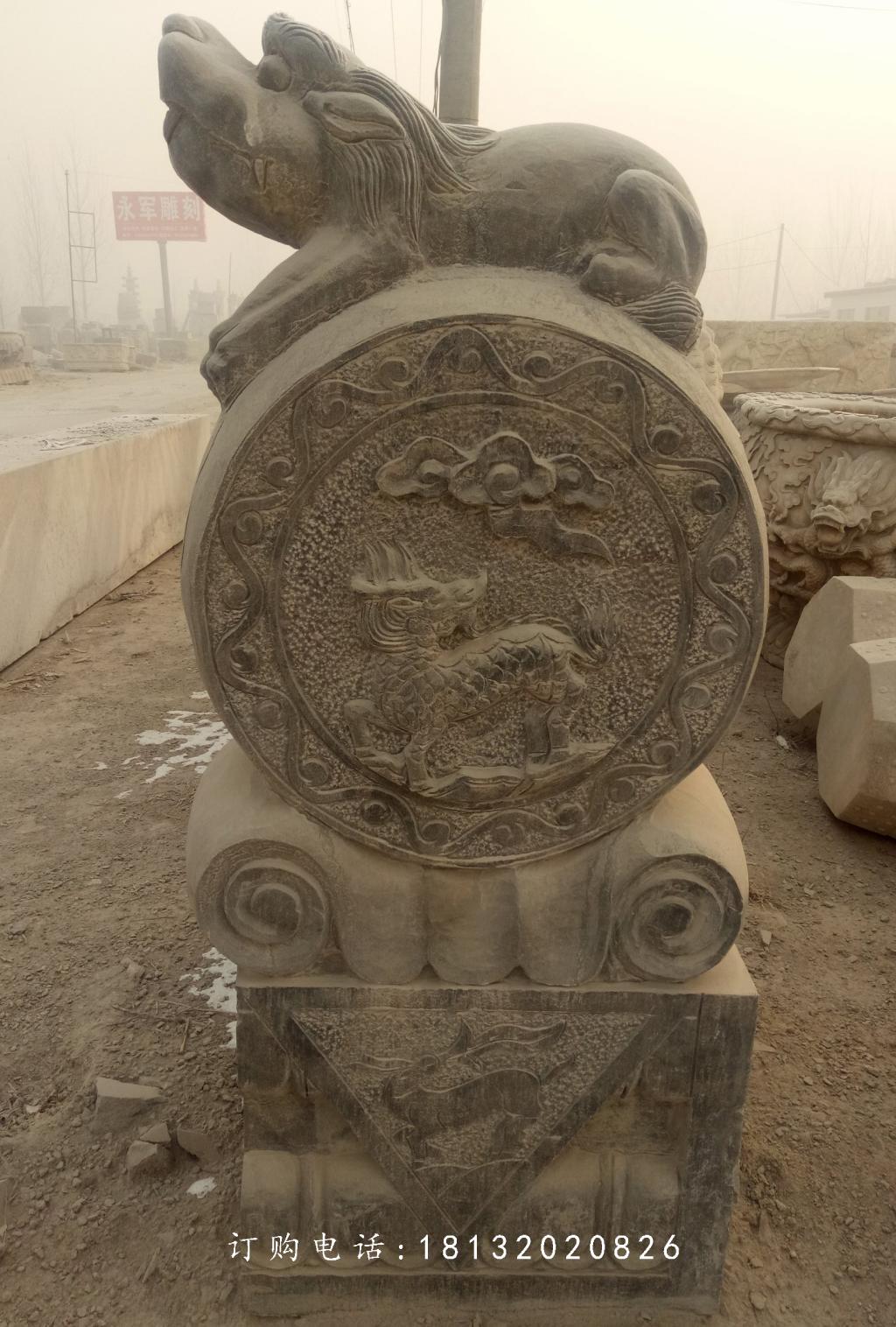 抱鼓石，青石門(mén)墩，仿古門(mén)墩 (1)