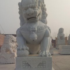 北京獅石雕，大型北京獅石雕