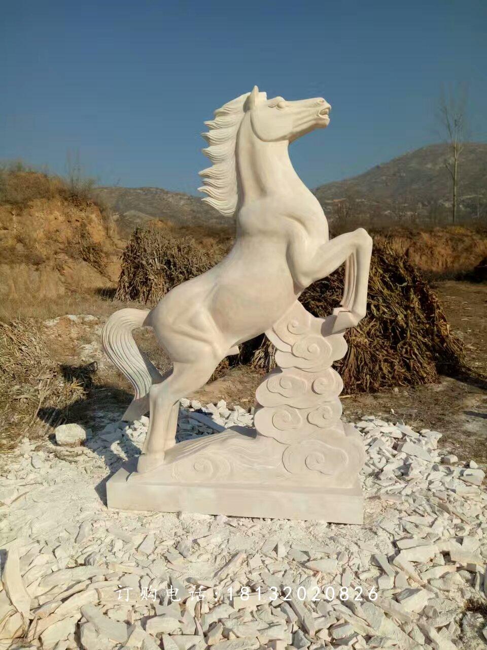 馬踏祥云石雕，廣場(chǎng)石雕馬 (1)